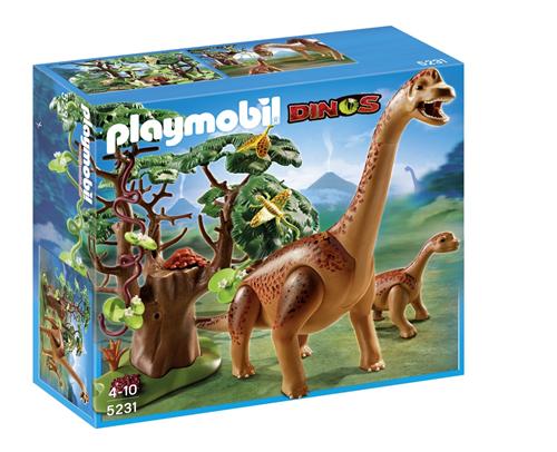 Playmobil 5231 Brachiosaure Et Son Petit